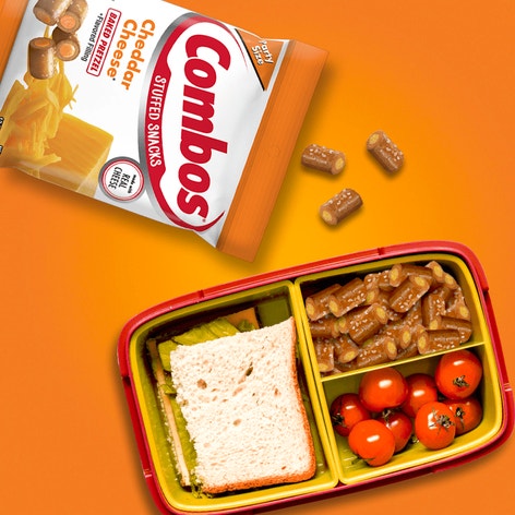 COMBOS Cheddar Cheese Pretzel Baked Snacks, 13.5 oz Party Bag