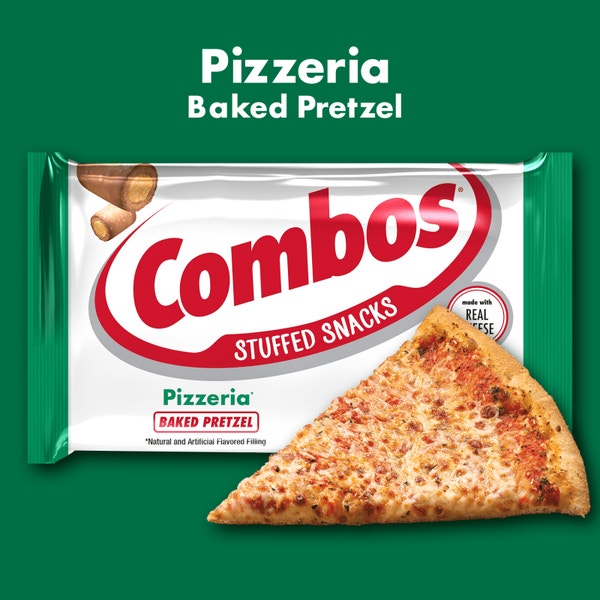 COMBOS Pizzeria Pretzel Baked Snacks, 1.8 oz Bag