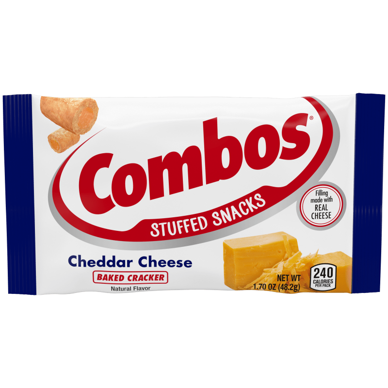 COMBOS Cheddar Cheese Cracker Baked Snacks, 1.7 oz Bag COMBOS®